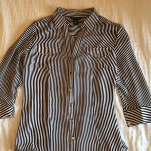 White House Black Market button up dress shirt